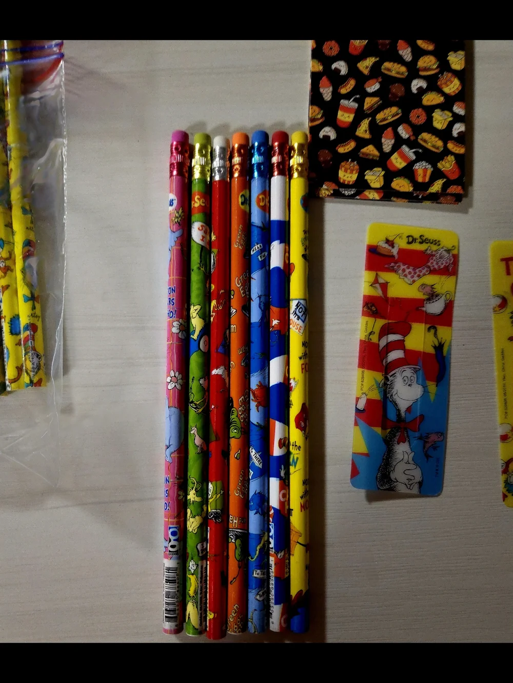 Massive School & Party Favor Bundle-Dr. Seuss Pencils, Bookmarks & Bracelets
